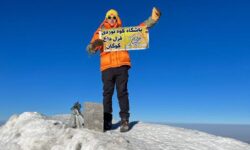 آرارات زیر گام‌های پر تلاش و اراده حسن سروری نوجوانان گوگانی