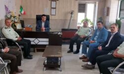 دیدار رئیس و کادر قضایی بخش گوگان با پرسنل نیروی انتظامی