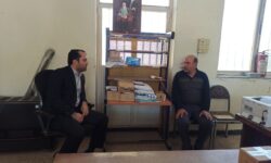 بخشدار گوگان با مسئول اداره پست این شهر دیدار کرد