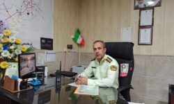 فرمانده نیروی انتظامی منطقه گوگان به عنوان کلانتر برگزیده انتخاب شد