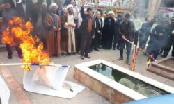 خروش و فریاد خشم مردم شهرستان آذرشهر علیه جنایت اسرائیل در بیمارستان المعمدانی غزه