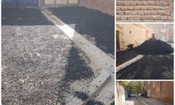 آغاز اجرای عملیات آسفالت ریزی و لکه گیری کوچه های ومحلات سطح شهر گوگان