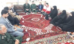 آیین دیدار و تکریم از خانواده معظم شهدا توسط مسئولین شهرستان آذرشهر