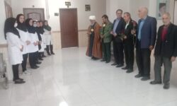 دیدار تنی چند از مسئولان گوگان با پرستاران به مناسبت روز پرستار