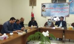 جلسه هماهنگی استقبال از شهید گمنام در ممقان