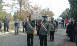 استقبال گسترده مردم ولایتمدار سطح شهرستان آذرشهر از پیکر مطهر شهید گمنام دفاع مقدس