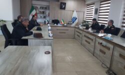 دیدار فرمانده انتظامی شهرستان آذرشهر با اعضای شورا و شهردار گوگان