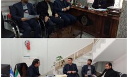 بازدید سرزده معاون سیاسی، امنیتی و اجتماعی فرمانداری شهرستان آذرشهر و بخشدار گوگان از بانک های ملی و تجارت گوگان