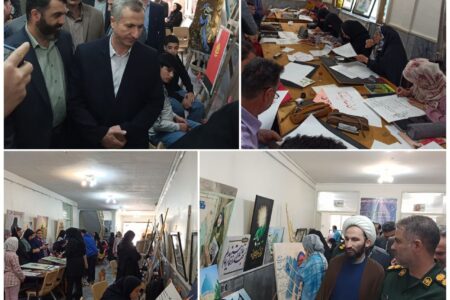 حضور بیش از ۹۰ هنرمند در رویداد هنری بهار هنر انقلاب شهرستان آذرشهر