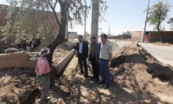 فاز دوم طرح هادی روستای قراغیل درحال اجراست