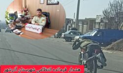 هشدار فرمانده انتظامی شهرستان آذرشهر به موتور سیکلت سوران هنجار شکن