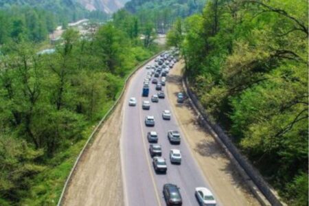 ترافیک سنگین برگشت از تعطیلات عید
