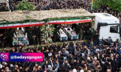 تشییع پیکر شهدای خدمت در تبریز