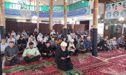 برگزاری مراسم ختم قرآن جهت پیروزی مردم فلسطین و هدیه به شهدا در گوگان