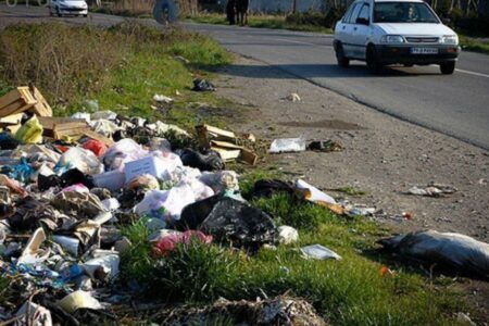 جنگل شیاده بابل غرق در زباله