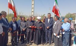 پروژه احداث و بهسازی کانال آبیاری عمومی روستای قشلاق افتتاح شد