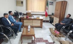 دیدار رئیس حوزه قضایی بخش گوگان با بخشدار به مناسبت هفته دولت