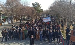 قدردانی امام جمعه و بخشدار گوگان از حضور مردم در راهپیمایی ۲۲ بهمن