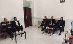 بازدید سرزده بخشدار گوگان از اداره امور مالیاتی در راستای رضایتمندی مردم