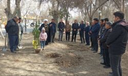 کاشت درخت به مناسبت روز درختکاری و هفته منابع طبیعی در گوگان