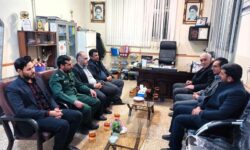دیدار صمیمی شهردار و اعضای شورای اسلامی شهر گوگان با فرمانده حوزه نصر به مناسبت روز پاسدار