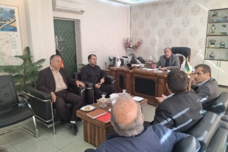 دیدار بخشدار گوگان با مدیرکل راهداری و حمل‌ونقل جاده‌ای استان آذربایجان شرقی