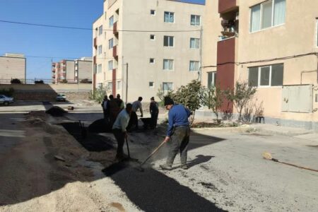 قدردانی اهالی شهرک آسمان گوگان از شهرداری بابت ترمیم مسیرهای حفاری فاضلاب