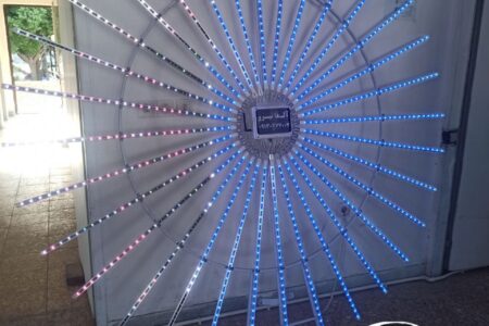 نصب ۲۱ المان نوری سان لایت از سه‌راهی گوگان تا ورودی روستای اخی‌جهان