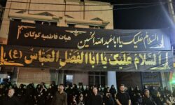 اتحاد کم‌سابقه هیئت‌های مذهبی گوگان در میدان نماز