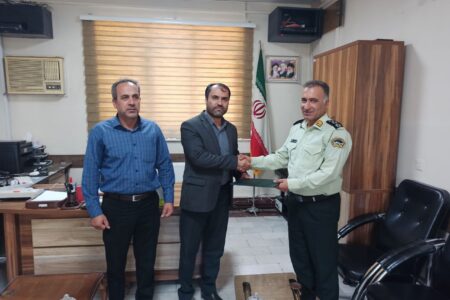 تجلیل بخشدار گوگان از سروان آصف عباسیان به‌دلیل عملکرد درخشان در دوران سرپرستی فرماندهی انتظامی