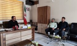 دیدار فرمانده انتظامی جدید گوگان با بخشدار