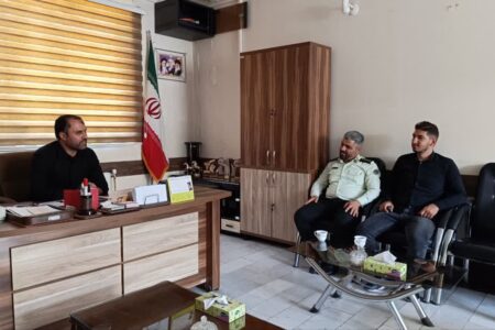 دیدار فرمانده انتظامی جدید گوگان با بخشدار