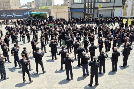 اجتماع باشکوه هیئت‌های مذهبی گوگان در نخستین پنج‌شنبه محرم ۱۴۰۴