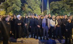 مراسم مناجات‌خوانی سنتی «کوچه‌گشدی» در شب تاسوعا با حضور مسئولان در گوگان برگزار شد