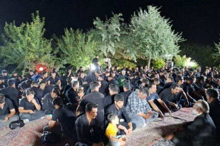 آیین سوگواری سومین روز شهادت امام حسین(ع) در دیار دستجرد برگزار شد