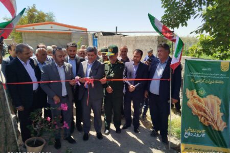 افتتاح طرح پرورش آبزیان خوراکی در روستای فیروزسالار بخش گوگان