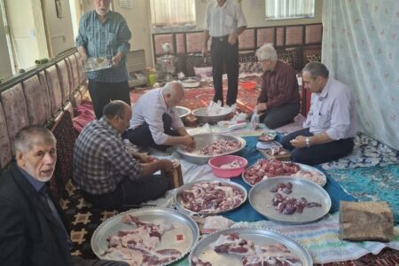 نذر قربانی مسجد باباخان به مناسبت آغاز امامت حضرت ولیعصر(عج)