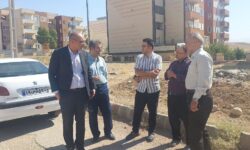 عملیات احداث تصفیه‌خانه فاضلاب مسکن مهر گوگان با تحویل زمین به پیمانکار آغاز شد