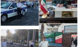 حضور گسترده پلیس در سطح شهرستان آذرشهر همزمان با بازگشایی مدارس