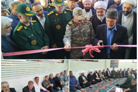 افتتاح یادمان شهید گمنام در شهر تیمورلو