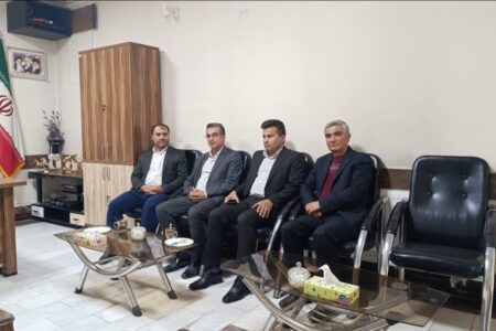 دیدار معاون مدیرکل امور مالیاتی استان با بخشدار گوگان