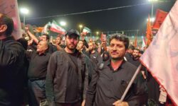 حضور نمایندگان شهرک صنعتی شهید سلیمی در آیین وداع با قائد شهید امت